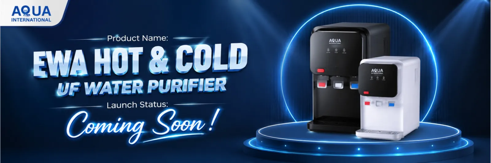 AQUA International EWA Hot & Cold UF Water Purifier — coming soon